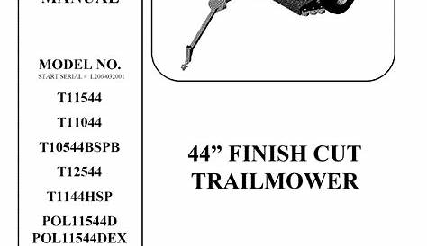 SWISHER Mower Deck Manual LR708248
