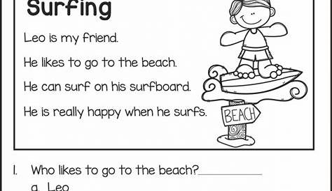 2nd Grade Reading Worksheets - Best Coloring Pages For Kids