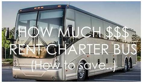 how much would a charter bus cost