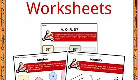 labelling angles and lines worksheet