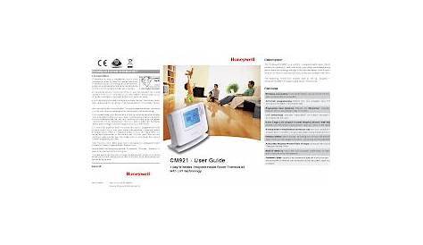 honeywell thermostat manual pdf