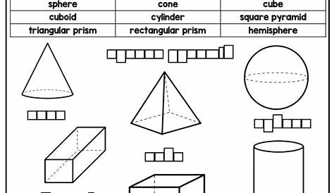 2Nd Grade Geometry Worksheets - Printable Word Searches