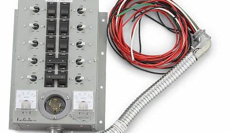10 - circuit 30A Transfer Switch with BONUS Trim Kit - 195669