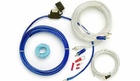 EFX 10-gauge Amplifier Wiring Kit Power and signal connections for your