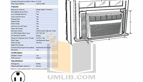 PDF manual for Frigidaire Air Conditioner FRA086AT7