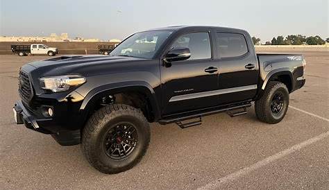 2021 Tacoma TRD Sport blacked out w/ TRD pro wheels. : ToyotaTacoma