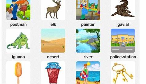 identify nouns worksheets