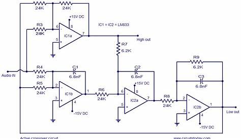 3 way crossover circuit diagram