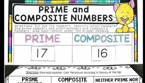 Composite Number Worksheets - Printable Word Searches