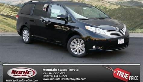 toyota sienna xse black