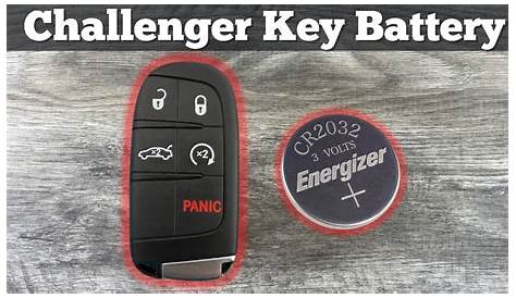 2020 dodge challenger key fob battery