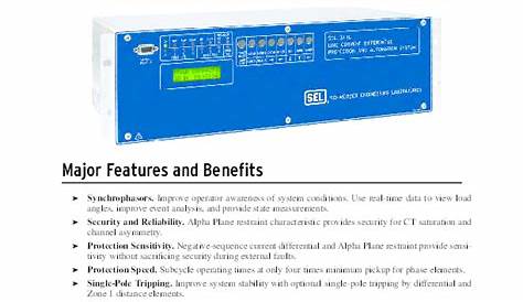 sel 311l manual pdf