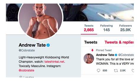 Andrew Tate tweet on depression provokes heavy backlash | PhillyVoice