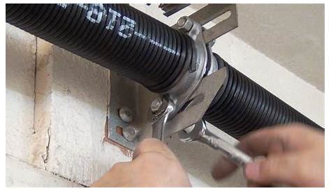 garage torsion spring winding chart