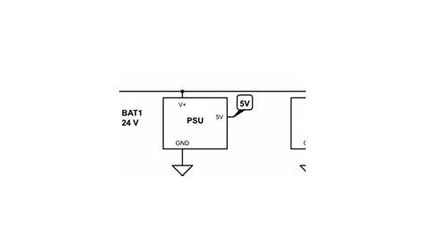 simple battery powered dc circuit diagram
