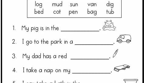 First Grade English Worksheets – Kidsworksheetfun