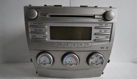 2010-2011 TOYOTA CAMRY RADIO STEREO WMA MP3 CD PLAYER 86120-06480