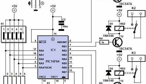 Cooler Remote Control Circuit Diagram