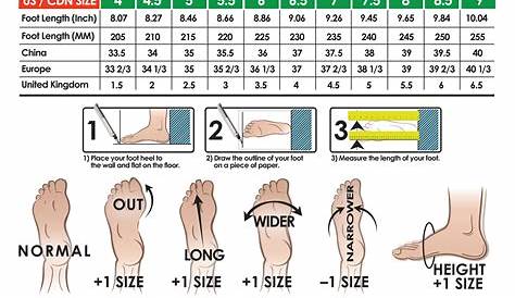 Shoe Size Chart to Help Determine the Perfect Fit - Li-Ning