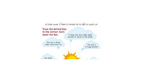 Facts About the Sun Worksheet: Free Printable PDF for Children