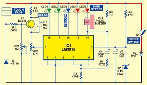 Stress Meter Working | Circuit Diagram With Full Explanation
