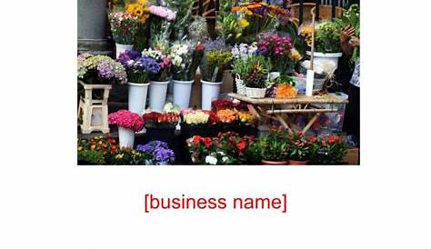 flower shop business plan template
