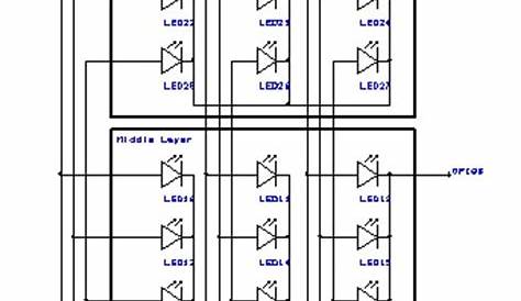 3x3x3 Led Cube Circuit Diagram