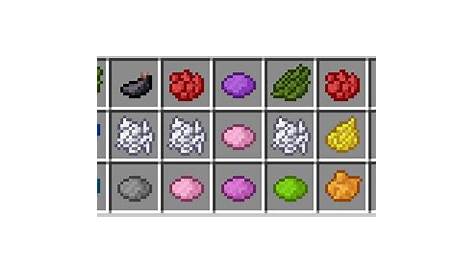 how many colours are there in minecraft