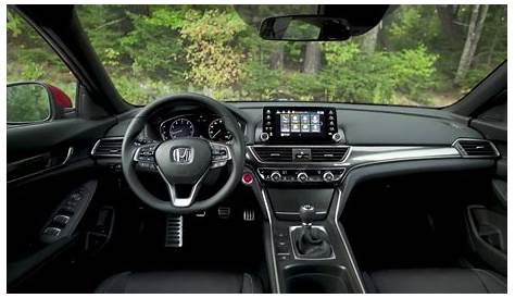 2018 Honda Accord Sport 2.0L Interior Design - YouTube