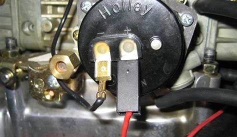 installing holley electric choke
