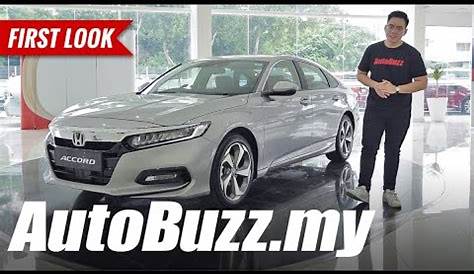 2020 Honda Accord 1.5L VTEC Turbo, First Look - AutoBuzz.my - YouTube