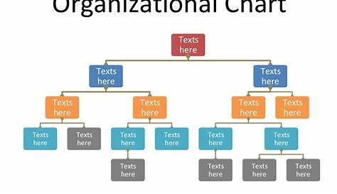 horizontal organization chart template