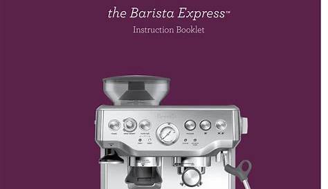 breville the barista express manual