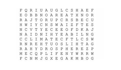 us geography word search
