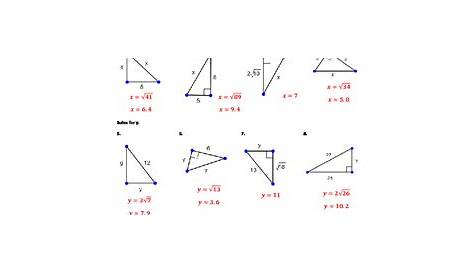 Pythagorean Theorem GEOMETRY Worksheet by Pecktabo Math | TPT