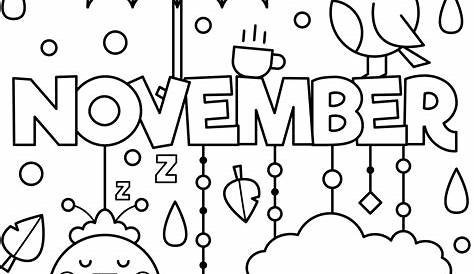 Free November Colouring Page - Thrifty Mommas Tips | Coloring pages