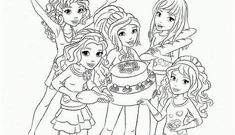 lego friends coloring book