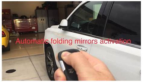 Automatic Folding mirrors activation GMC Yukon, Chevy Tahoe, Suburban