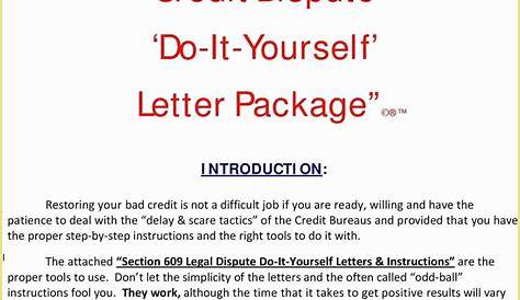 section 604 dispute letter template pdf