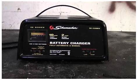 sears automotive battery charger instructions