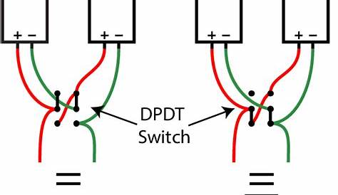 double pole single throw switch schematic