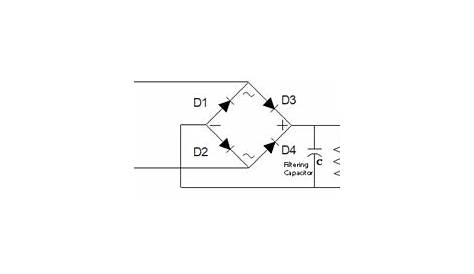 bridge rectifier circuit diagram with filter