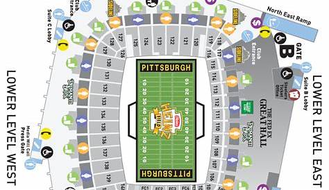 Heinz Field Seating Charts and Stadium Diagrams
