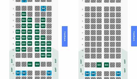 frontier airlines plane seating chart