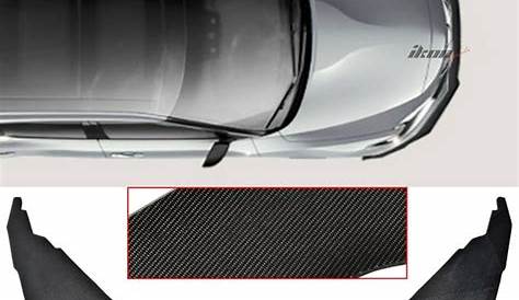 Fits 16-18 Nissan Maxima ST Style Front Bumper Lip Carbon Fiber
