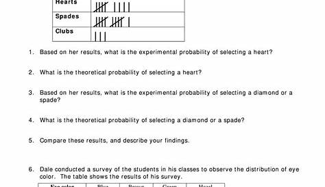 grade 7 probability worksheets pdf