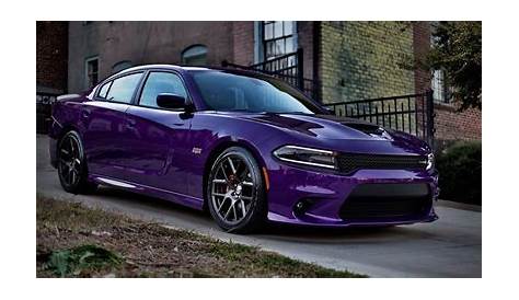 purple dodge charger rt