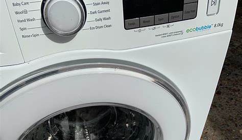 samsung wobble washing machine user manual
