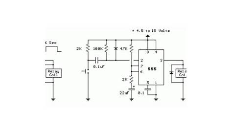 555 timer Mono stable (one shot) circuit - The Circuit