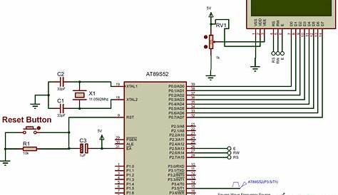avr microcontroller circuit diagram